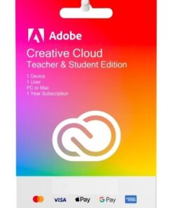 Adobe Creative Cloud All Apps - Educational 1 Year